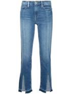 Frame Denim Split Hem Jeans - Blue