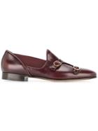 Edhen Milano Classic Monk Shoes - Brown