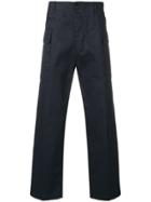 East Harbour Surplus High Waisted Straight Leg Trousers - Blue