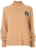 Markus Lupfer Cat Patch Relaxed-fit Jumper - Brown