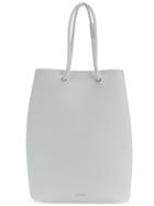 Jil Sander Drawstring Tote Bag - White