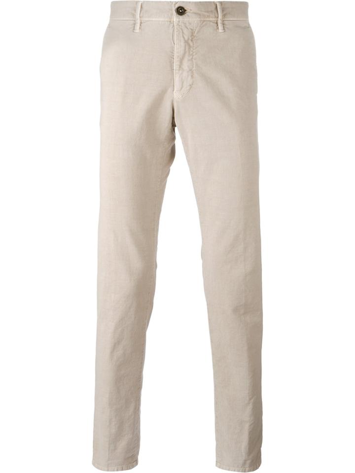 Incotex Stretch Skinny Jeans - Nude & Neutrals