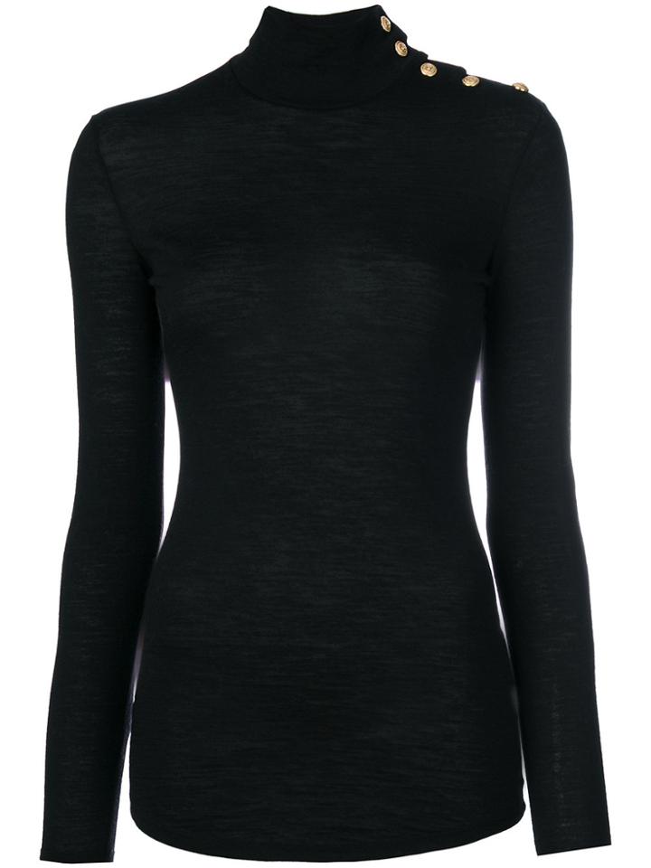 Balmain Turtle Neck - Black