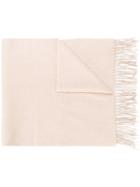 N.peal Large Woven Scarf - Nude & Neutrals