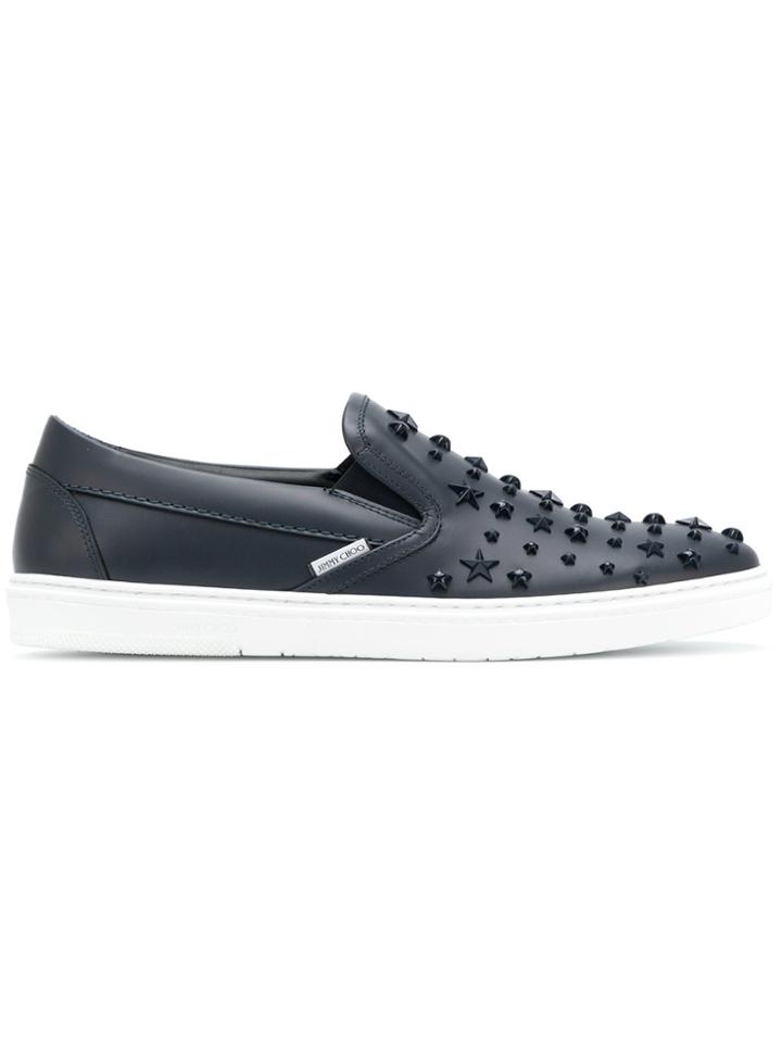 Jimmy Choo Grove Slip On Sneakers - Blue