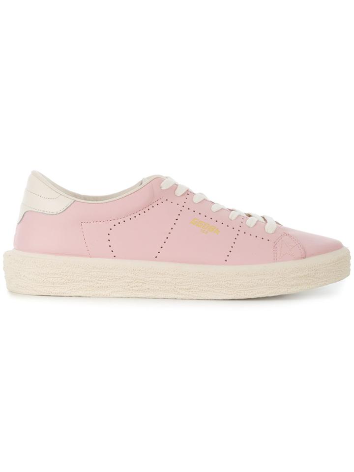 Golden Goose Deluxe Brand Tennis Sneakers - Pink & Purple