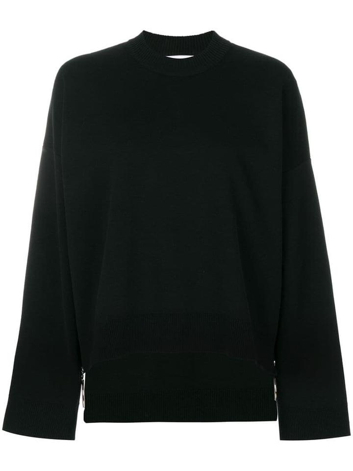 Paco Rabanne Flared Sleeve Jumper - Black