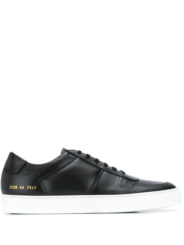 Common Projects Perforated Toe Sneakers - Black