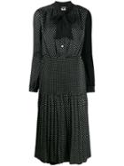 Junya Watanabe Polka-dot Print Dress - Black