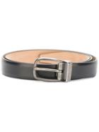 Dolce & Gabbana Classic Belt, Men's, Size: 110, Black, Calf Leather
