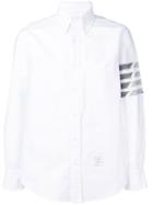 Thom Browne Stripe Sleeve Oxford Shirt - White