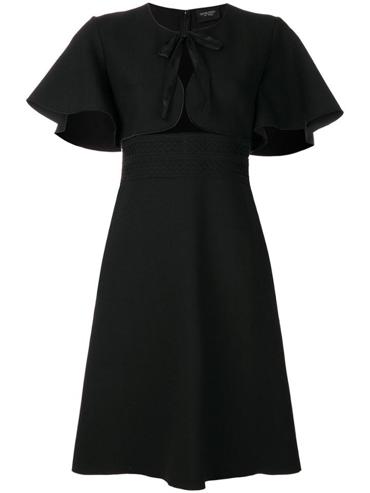 Giambattista Valli Bow Detail Dress - Black