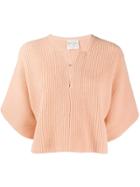 Forte Forte V-neck Jumper - Pink