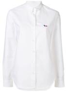 Maison Kitsuné Fox Embroidered Shirt - White