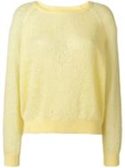 Burberry Long Sleeved Jumper - Yellow