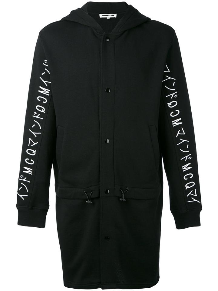 Mcq Alexander Mcqueen - Longline Hoodie - Men - Cotton - L, Black, Cotton
