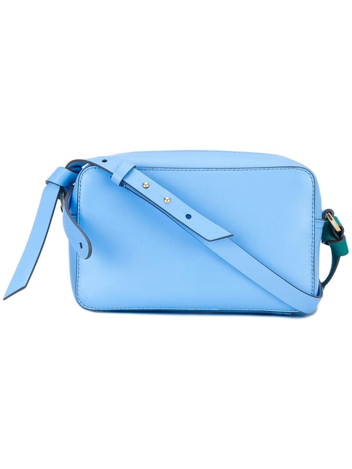 Anya Hindmarch - Camera Shoulder Bag - Women - Leather - One Size, Blue, Leather