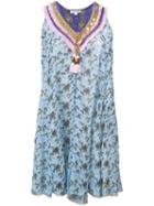 Poupette St Barth - Floral Print Dress - Women - Cotton - S, Blue, Cotton