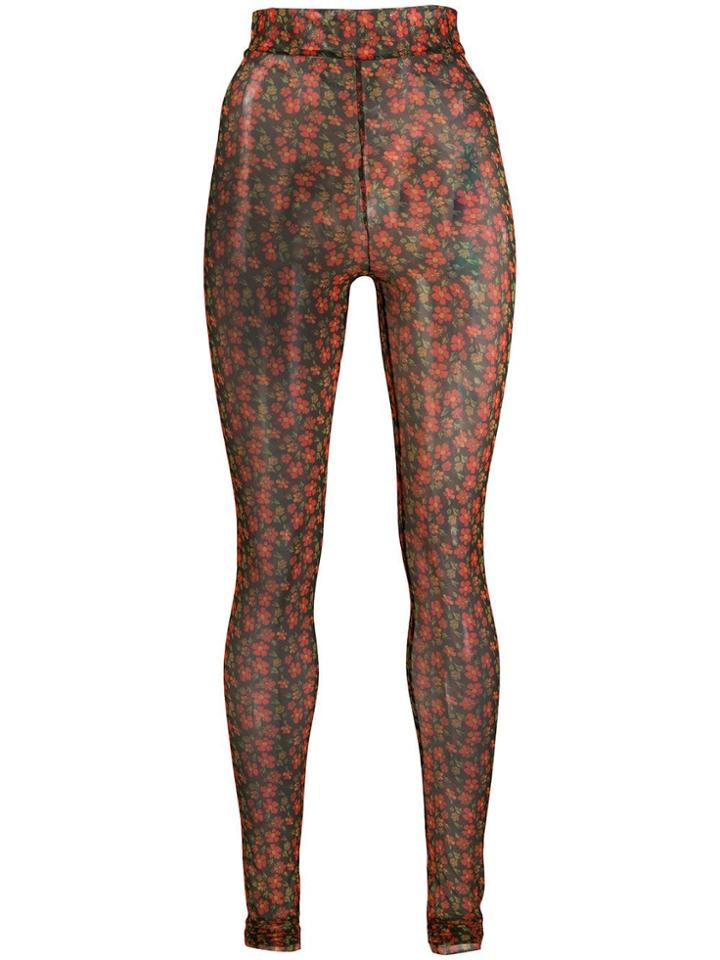 Henrik Vibskov Flower Print Leggings - Black