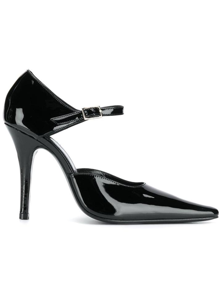 Dorateymur Groupie Ankle Strap Pumps - Black