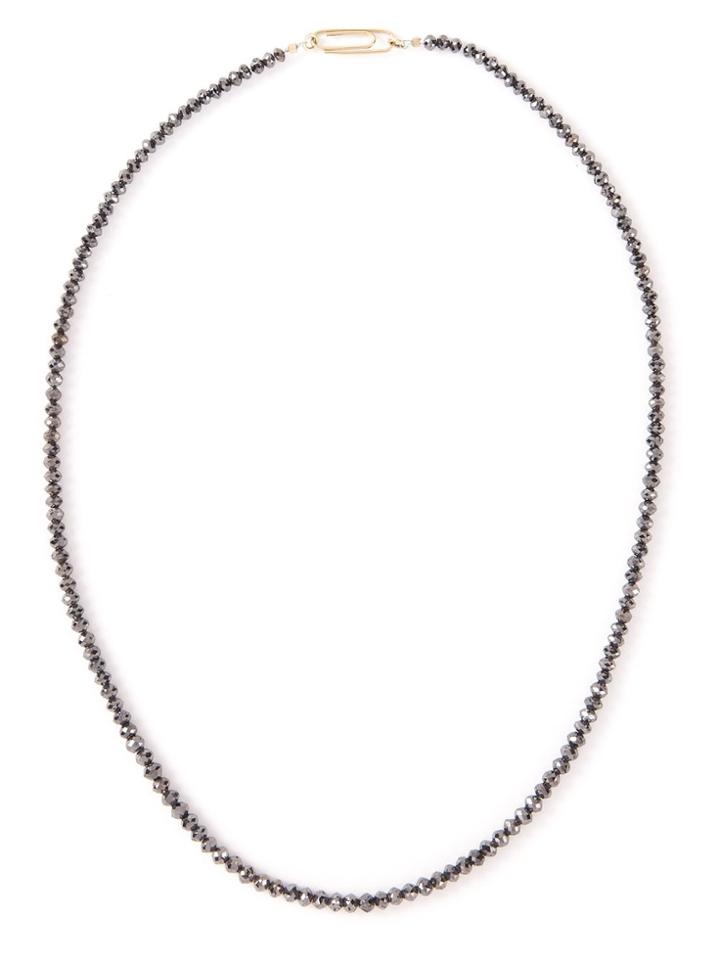 Uzerai Edits Diamond Princess Necklace - Black
