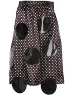 Junya Watanabe Comme Des Garçons Vintage Appliquéd Polka-dot Skirt -