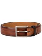 Magnanni Tarnished Effect Belt - Brown