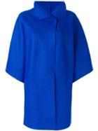 Harris Wharf London Bell-sleeve Coat, Women's, Size: Small, Blue, Virgin Wool