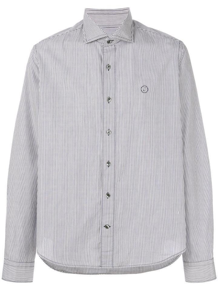 Jeckerson Short Striped Shirt - Blue