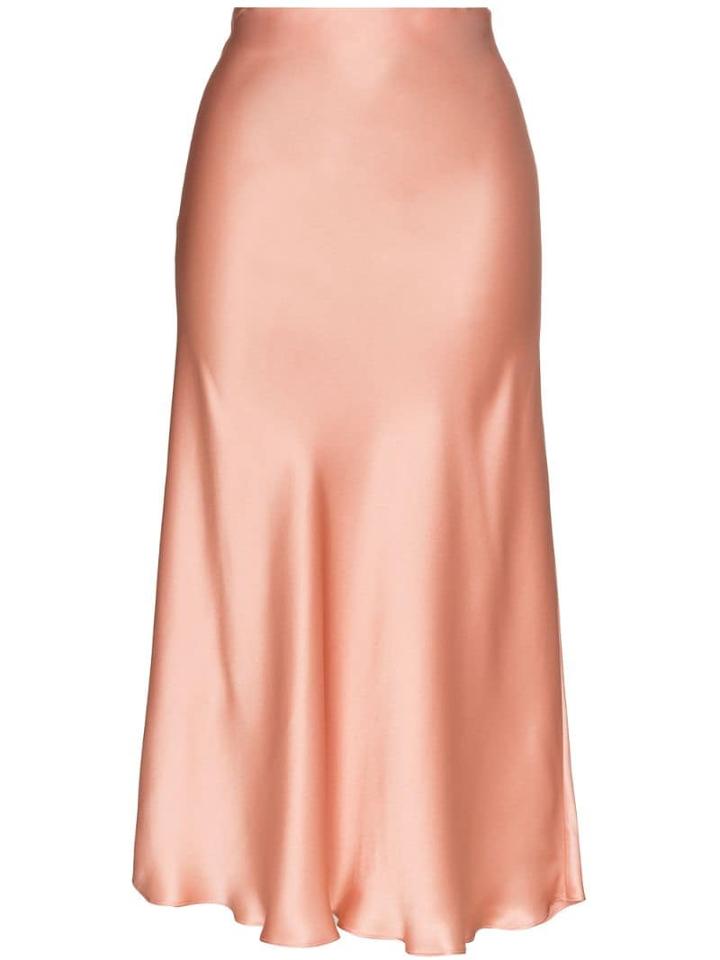 Le Kasha Mid-length Slip Skirt - Pink