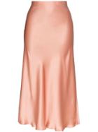 Le Kasha Mid-length Slip Skirt - Pink