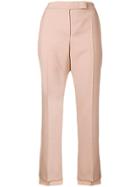 Max Mara Cropped Tailored Trousers - Pink