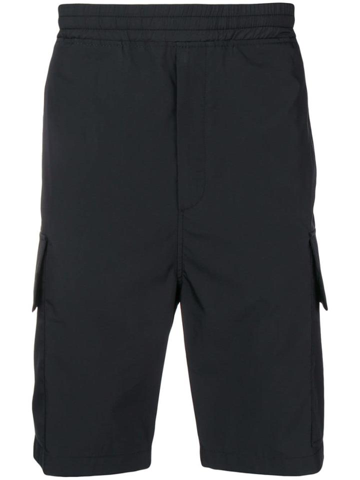 Neil Barrett Elasticated Cargo Shorts - Black