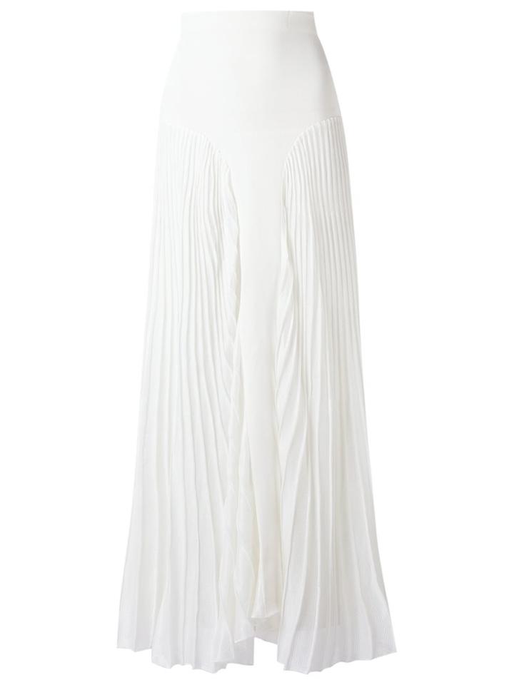 Andrea Bogosian Long Knit Skirt, Women's, Size: P, White, Polyamide/spandex/elastane/viscose