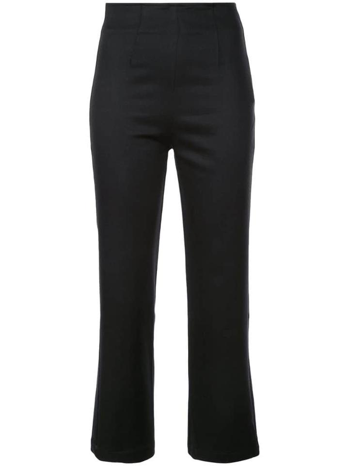 Reformation Marlon Cropped Trousers - Black