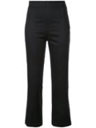 Reformation Marlon Cropped Trousers - Black