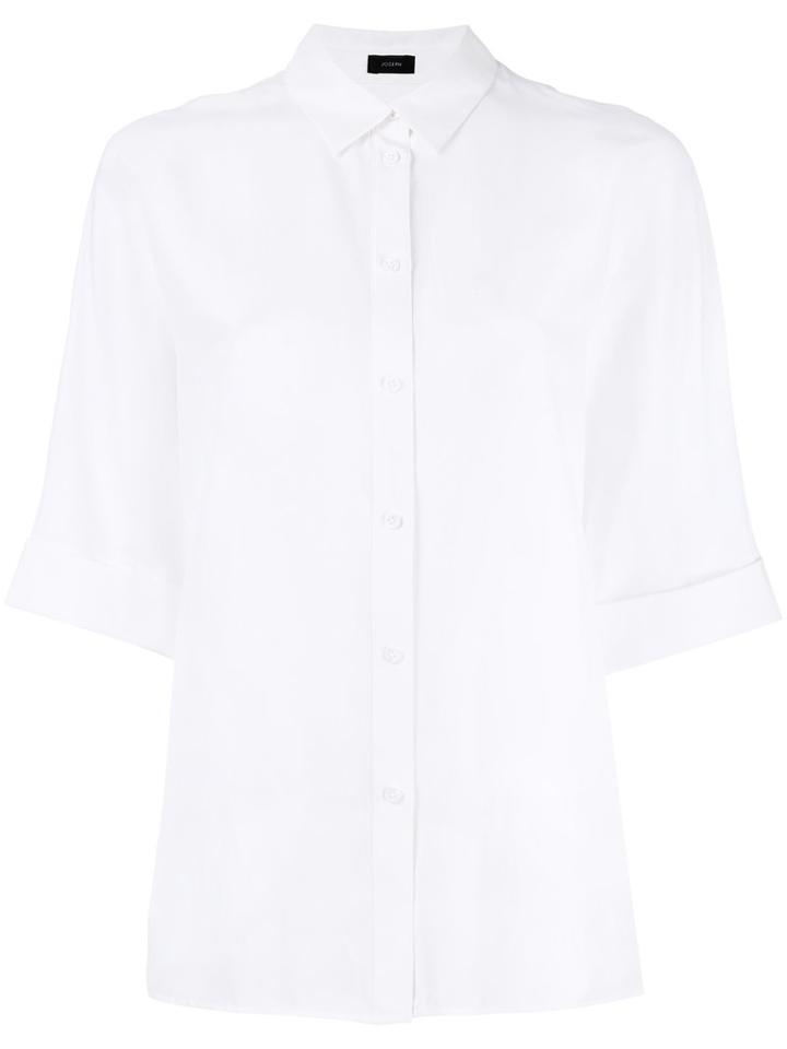 Joseph Plain Shirt, Women's, Size: 38, White, Silk