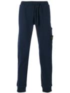 Stone Island Drawstring Track Pants - Blue