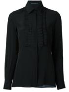 Ermanno Scervino Ruffled Panel Longsleeved Shirt