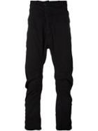 11 By Boris Bidjan Saberi Drop-crotch Slim-fit Trousers - Black