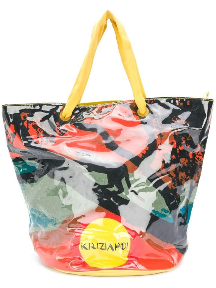 Krizia Pre-owned Printed Tote Bag - Multicolour