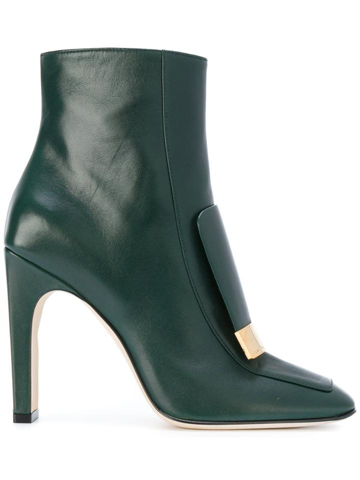 Sergio Rossi Ankle Boots - Green