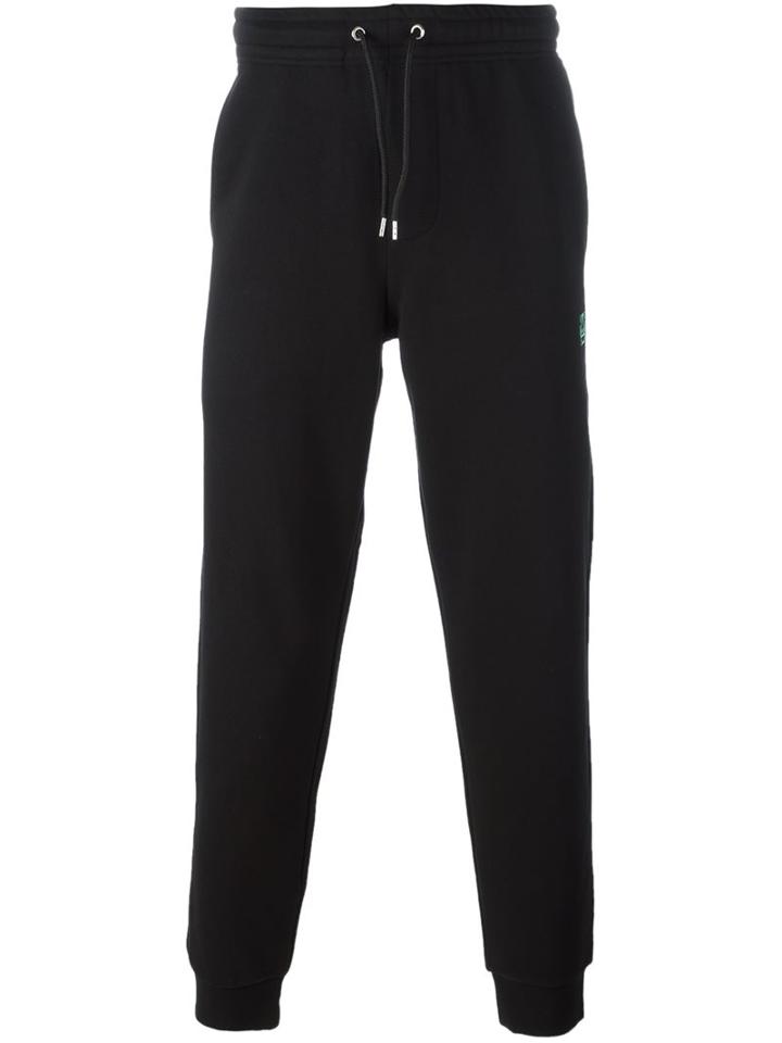 Mcq Alexander Mcqueen Multi Geo Logo Track Pants, Men's, Size: Medium, Black, Cotton