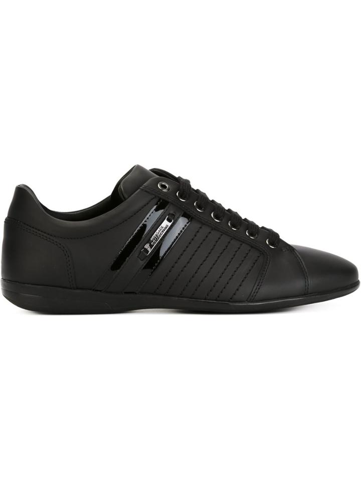 Versace Collection Low Top Sneakers - Black