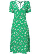 P.a.r.o.s.h. Floral Print Midi Dress - Green