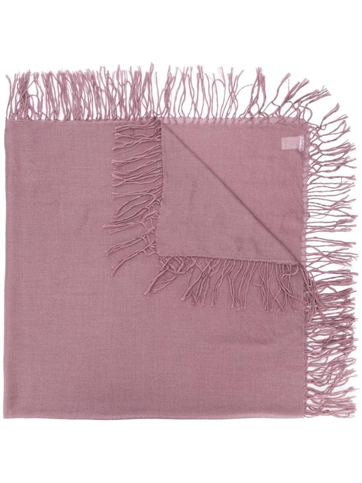 Brunello Cucinelli Tassel Long Scarf - Pink