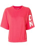 Dkny Logo Sleeve T-shirt - Pink & Purple