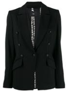 Steffen Schraut Button Detail Blazer - Black