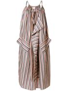 Ports 1961 Multi-stripe Oversized Dress - Multicolour