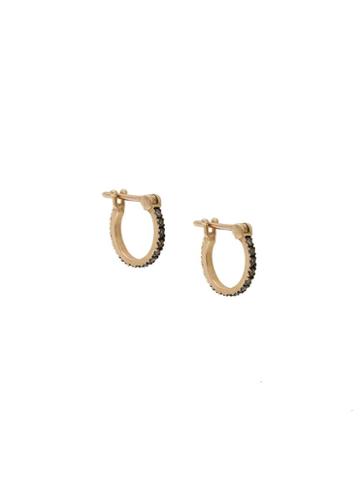 Jezebel London 'leicester' Hoop Earrings, Women's, Black